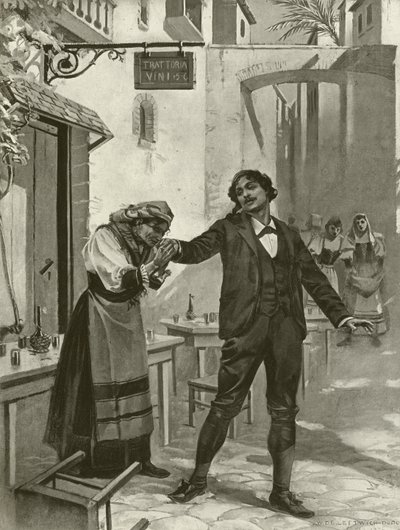 Cavalleria Rusticana, Szene xi von William de Leftwich Dodge